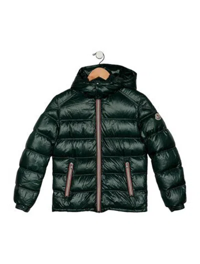 Pre-owned Moncler Kids' Boys Puffer Jacket In Green