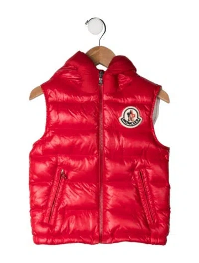 Pre-owned Moncler Babies' Boys' Puffer Vest In Red