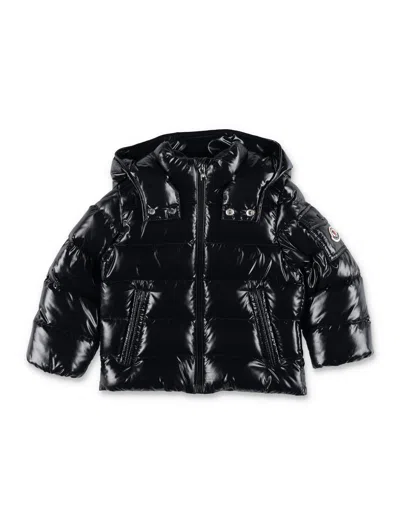 Moncler Boys' Quilted Nylon Puffer Jacket For Fall/winter 2026 In Black
