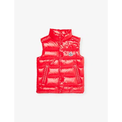 Moncler Boys Red Kids Tib Quilted Shell-down Vest 8-10 Years