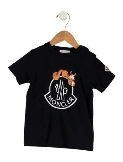 Pre-owned Moncler Babies' Boys' Squirrel Graphic T-shirt In Blue