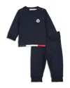 Moncler Sweatshirt + Joggers Set In Navy