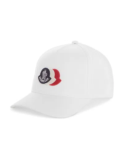 Moncler Boys' Tricolor Baseball Cap - Big Kid In White