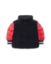 Moncler Doudoune Tyler En Teddy In Navy