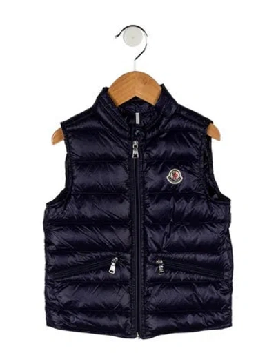 Pre-owned Moncler Babies' Boys' Vest In Blue