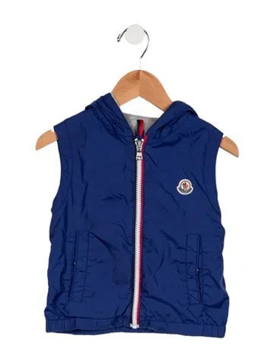 Pre-owned Moncler Babies' Boys' Vest In Blue