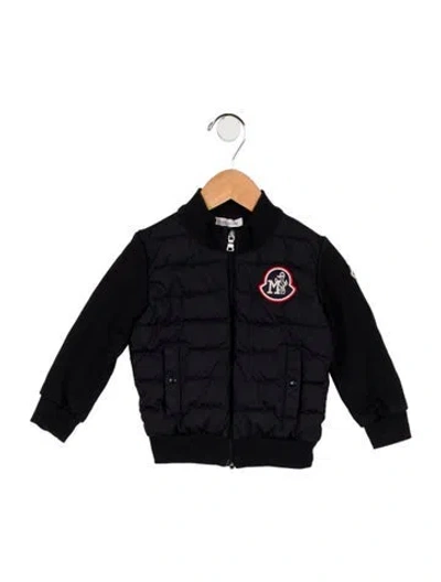 Pre-owned Moncler Babies' Boys' Zip Up Jacket In Blue