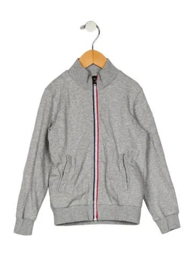 Pre-owned Moncler Babies' Boys' Zip Up Sweater In Gray