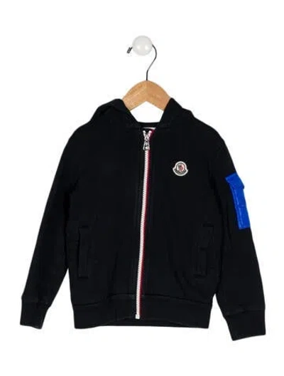 Pre-owned Moncler Babies'  Boys' Zip Up Sweatshirt In Blue