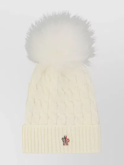 Moncler Hats In White