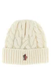 Moncler Grenoble Braided Wool Beanie In White