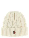 Moncler Grenoble Braided Wool Beanie In White