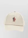Moncler Branded Cap With Curved Brim