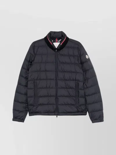 Moncler Brendann Down Jacket With Adjustable Cuffs In Black
