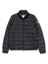 Moncler Navy Blue 'brendann' Down Jacket In Black