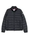 Moncler Navy Blue 'brendann' Down Jacket In Black