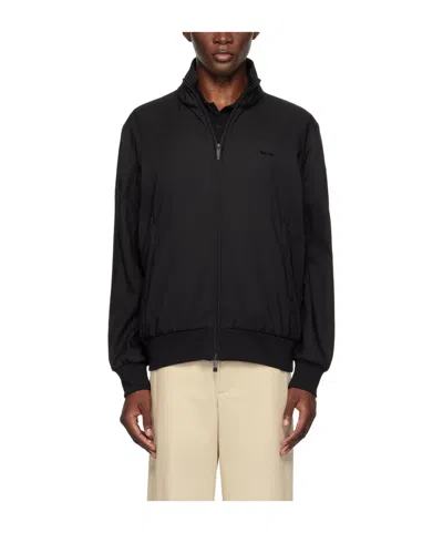 Moncler Brentei Zipper Casual Jacket In Black