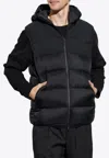 Moncler Padded Hooded Gilet In Black