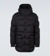 Moncler Bretagne Down Parka In Black