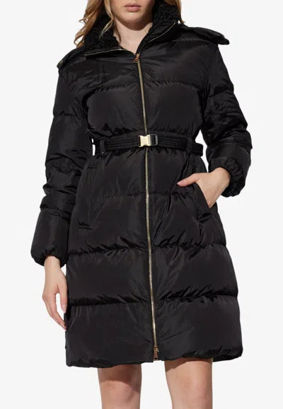 Moncler Briant Down Parka In Animal Print