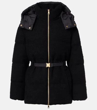 Moncler Briante Cotton-blend Down Jacket In Black