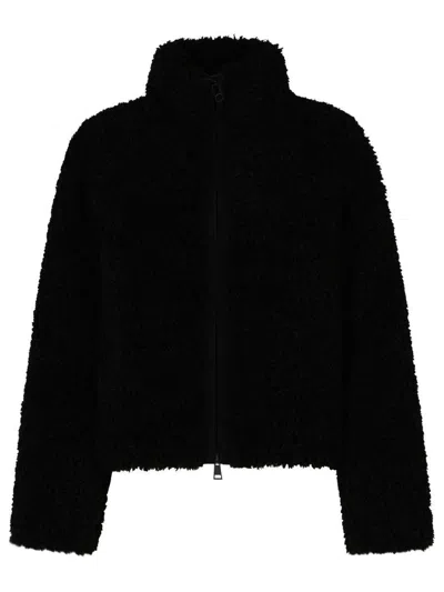 Moncler 'bridoire' Black Polyester Bomber Jacket Women