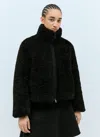 Moncler Bridoire Eco-shearling Jacket In Black