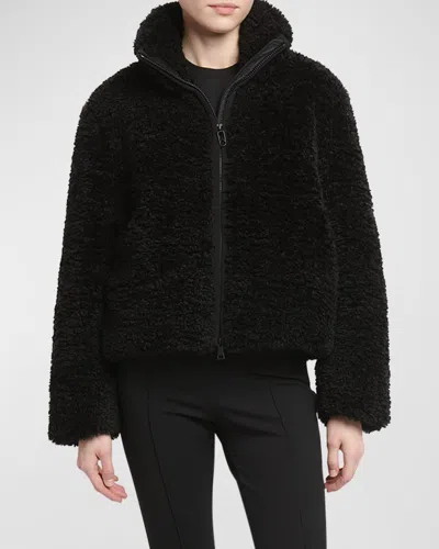 MONCLER BRIDOIRE TEDDY BOMBER JACKET