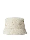 Moncler Broderie Anglaise Bucket Hat In White