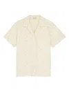 Moncler Broderie-anglaise Short-sleeves Shirt In Neutral