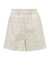 Moncler Broderie Anglaise Shorts In White