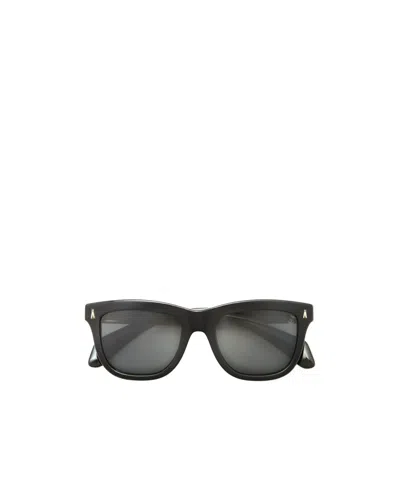 Moncler Bronzz Rectangular Sunglasses In Black