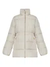 Moncler Brossette Short Down Jacket Clothing In White