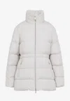 Moncler Brossette Down Jacket In White