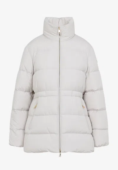 Moncler Brossette Down Jacket In White