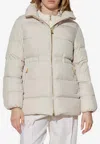 Moncler Brossette Down Jacket In White