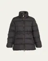 Moncler Brossette Down Puffer Jacket In Black