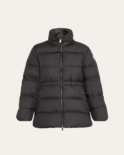 Moncler Brossette Down Puffer Jacket In Pink