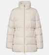 Moncler Brossette Down Puffer Jacket In White