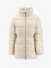 Moncler Brossette Recycled Nylon Down Jacket In Neutral