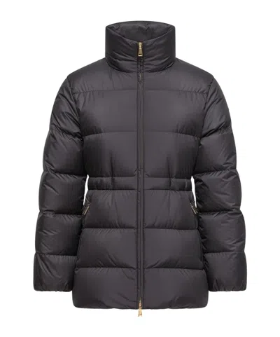 Moncler Brossette Short Down Jacket In Black