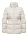 Moncler Brossette Short Down Jacket In White