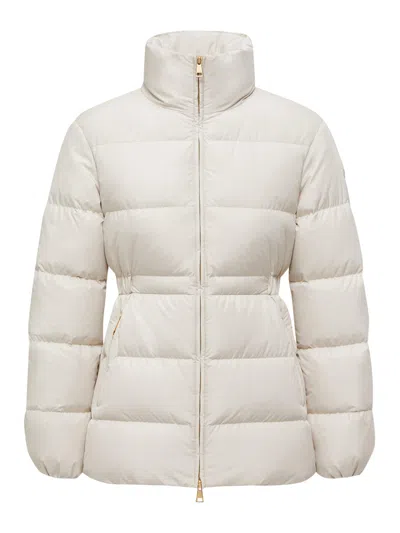 Moncler Brossette Short Down Jacket In Nude