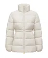 Moncler Brossette Down Puffer Jacket In White