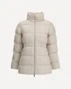 Moncler Brossette Short Down Jacket In White