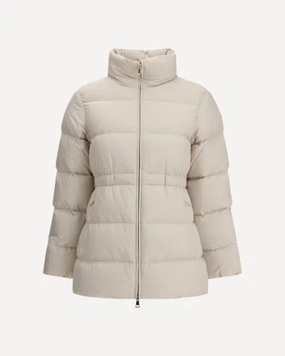 Moncler Brossette Short Down Jacket In White