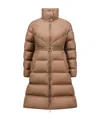 Moncler Brou Coat In Brown