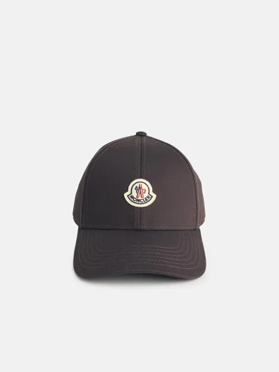Moncler Brown Cotton Cap