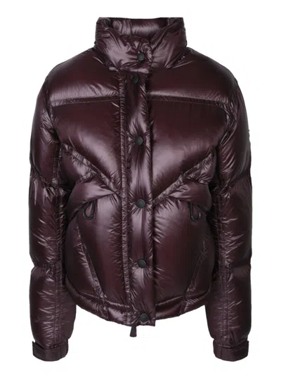 MONCLER MONCLER GRENOBLE BROWN DOWN JACKETS