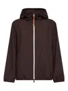 Moncler Fegeos Technical Jacket In Brown